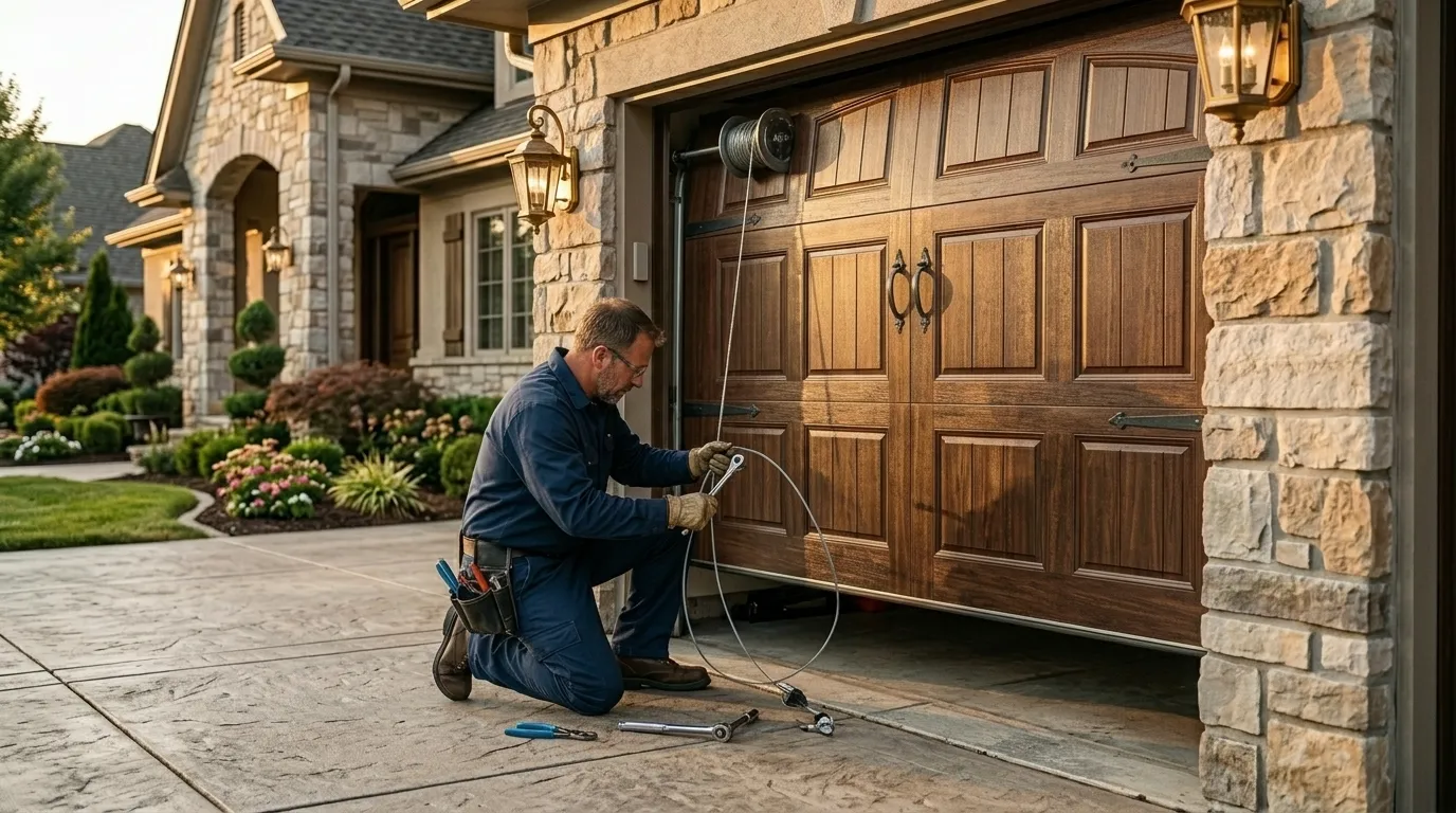 Garage door service call in Federal Way, WA